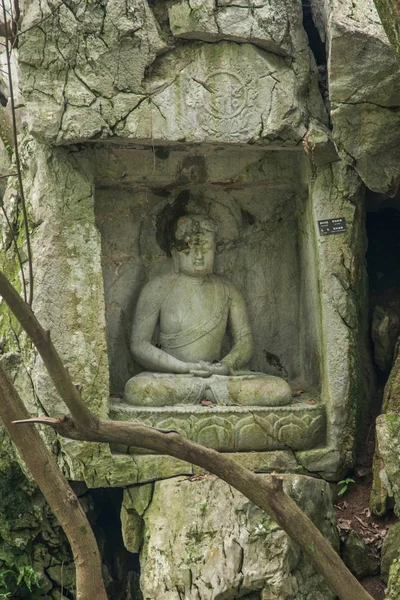 Statue de Hangzhou Lingyin Temple Kilai Cliff — Photo