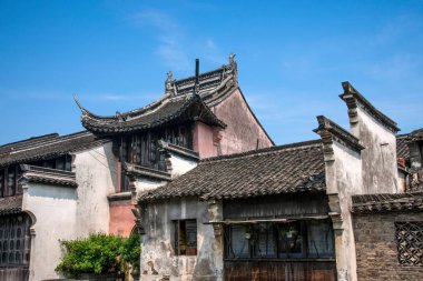 Zhejiang Jiaxing Wuzhen Doğu kapısı Lane