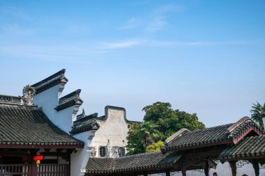 Zhejiang Jiaxing Wuzhen Doğu kapısı Lane