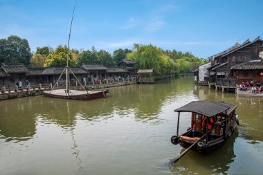 Zhejiang Jiaxing Wuzhen Doğu kapısı Fortuna Bay