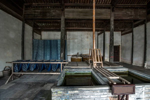 Jiaxing Wuzhen East Gate Hongyuan Thai tintura — Foto Stock