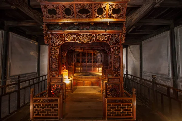 Zhejiang Jiaxing Wuzhen East Gate Jiangnan stu łóżek w "tysiące pracowników łóżko" — Zdjęcie stockowe