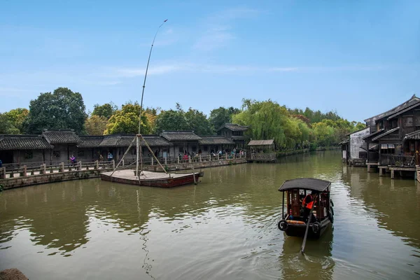 Zhejiang Jiaxing Wuzhen East Gate Fortuna Bay — Stockfoto