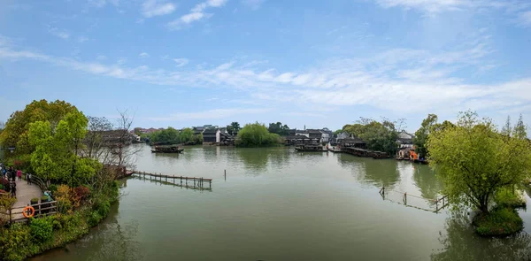 Zhejiang Jiaxing Wuzhen Xishan — Stockfoto