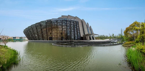 Jiaxing Wuzhen hızı Wuzhen büyük tiyatro — Stok fotoğraf
