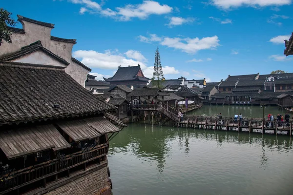 Zhejiang Jiaxing Wuzhen Xishan — Stock fotografie