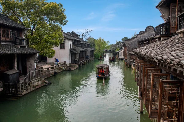 절 강성이 흥 Wuzhen 시산 — 스톡 사진