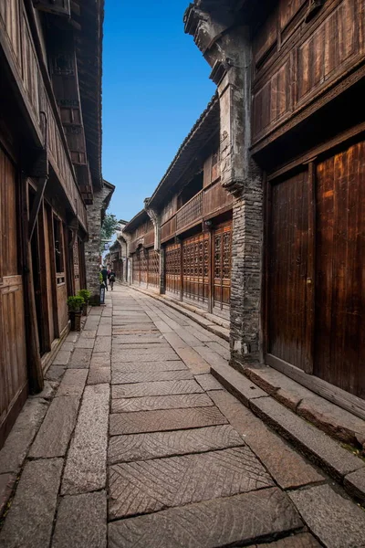 Jiaxing Wuzhen West Gate Lane — Stockfoto