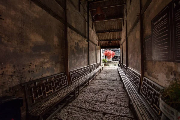 Jiaxing Wuzhen δυτική πύλη Lane — Φωτογραφία Αρχείου