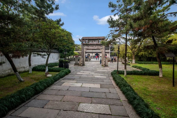 Jiaxing Wuzhen West Gate Lane — Stockfoto