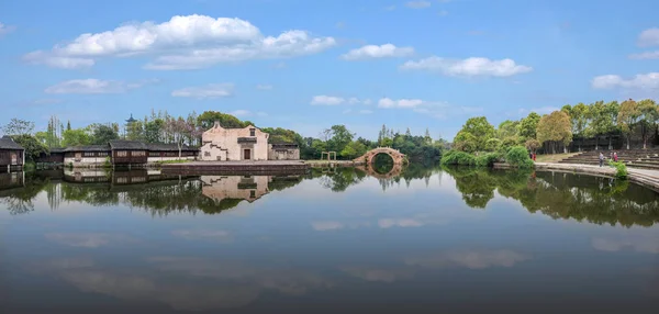 Jiaxing Wuzhen Xigaze su tiyatro — Stok fotoğraf