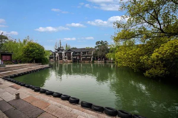 Zhejiang Jiaxing Wuzhen Xigu water — Stock Photo, Image