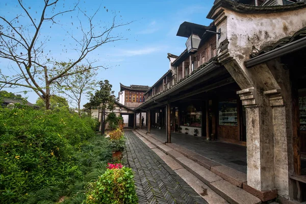 Zhejiang Jiaxing Wuzhen Xishan — Stockfoto