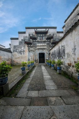 Atalarının Hongcun Tapınağı Yixian County Anhui Eyaleti