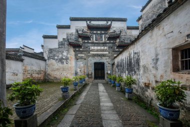 Atalarının Hongcun Tapınağı Yixian County Anhui Eyaleti