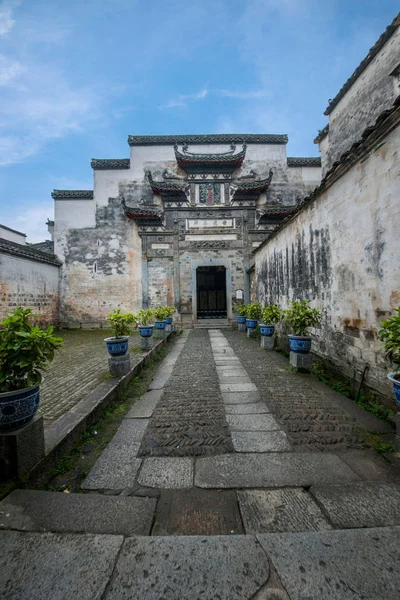 エンフィ先祖の寺院、イシャン郡、安徽省 — ストック写真