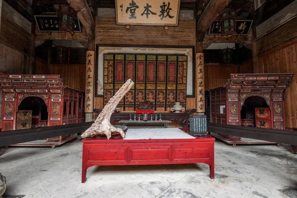 Народный музей Хунцюня, Исянь, провинция Аньхой — стоковое фото