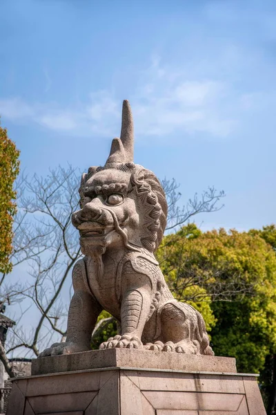 Suzhou Luzhi kasaba hayvan "Lu son" — Stok fotoğraf