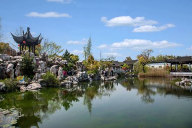 Suzhou Luzhi antik kenti Jiangnan kültür Park