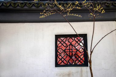 Suzhou şehir Luzhi kasaba evleri