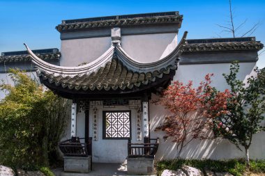 Suzhou şehir Luzhi kasaba evleri