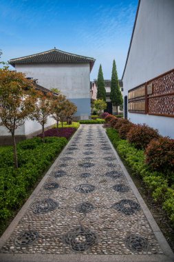 Suzhou şehir Luzhi Antik şehir, Paul tapınakta Ye Sheng Tao Memorial Hall