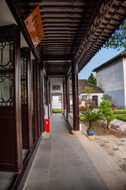 Suzhou şehir Luzhi Antik şehir, Paul tapınakta Ye Sheng Tao Memorial Hall