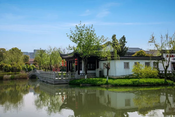 Suzhou Luzhi antik kenti Jiangnan kültür Park — Stok fotoğraf