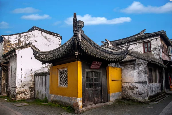 Bell Tower, Sheng Baotemplet, Luzhi stad, Suzhou City — Stockfoto