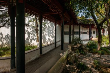 Wujiang şehir Tongli kasaba Pearl Tower Bahçe Bahçe
