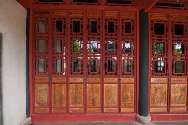 Wujiang City, with the ancient town of Pearl Tower King Park House — Stock Photo, Image