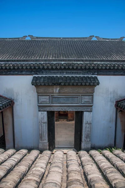 Bouw van de Genglutang tuin in Tongli oude stad van Wujiang stad — Stockfoto