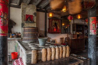 Wujiang şehir Tongli Town South Park çay evi