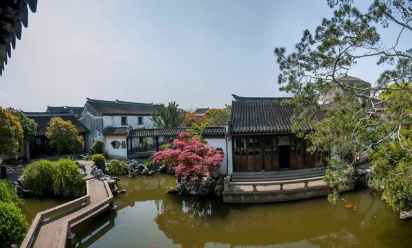 Wujiang şehir, Antik şehir Qiao Le Tang Bahçe taş döşeli bahçe köşk