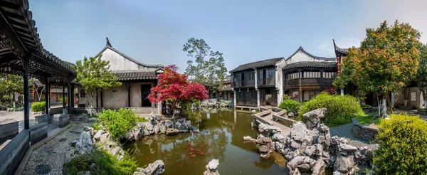 Wujiang şehir, Antik şehir Qiao Le Tang Bahçe taş döşeli bahçe köşk