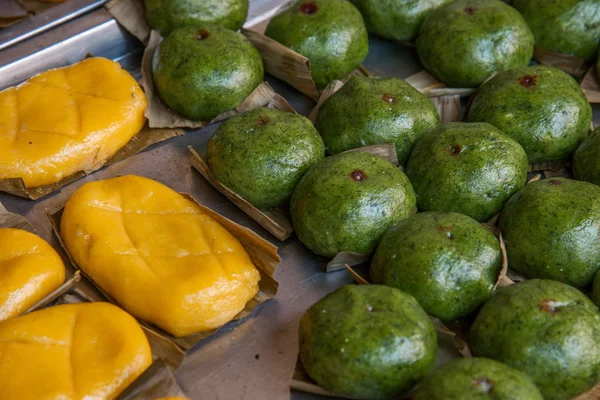 Wujiang stad Tongli stad commerciële straat allerlei hapjes snacks — Stockfoto