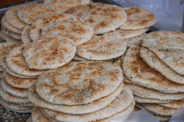 Ciudad de Wujiang con la antigua ciudad de ciudad comercial características "galletas " — Foto de Stock