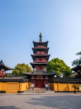 Suzhou Hanshan Tapınağı Puming Kulesi
