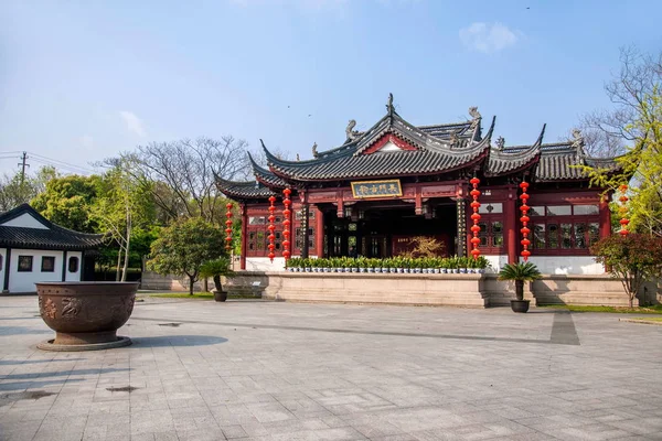 Suzhou Fengqiao área escénica Wu puerta antigua etapa de rima —  Fotos de Stock