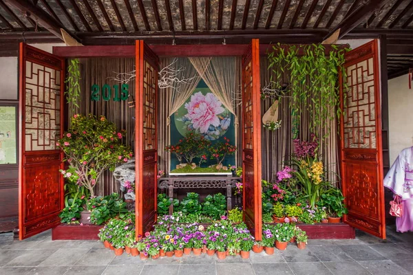 Сучжоуский сад — стоковое фото