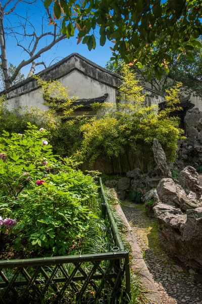 Suzhou jardim jardim clássico — Fotografia de Stock