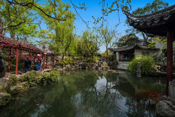 Suzhou classical garden to stay garden garden waterside — Stock Photo, Image