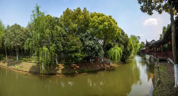 Suzhou dingyuan Garten Wasserpavillon — Stockfoto