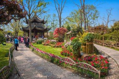 Suzhou Duguan Bahçe Bahçe yollar