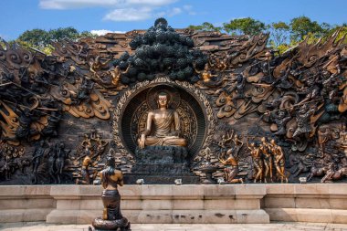 Wuxi Lingshan büyük Buda manzara alan 