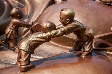 Wuxi Lingshan büyük Buda doğal spot 