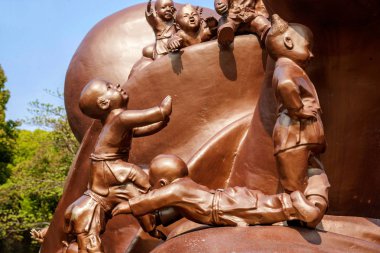 Wuxi Lingshan büyük Buda doğal spot 