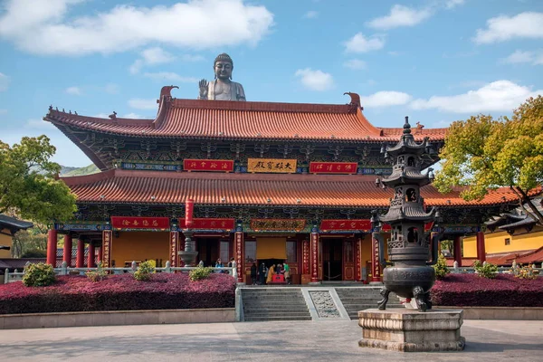 Wuxi lingshan gigantischer Buddha malerischer Ort Millennium-Tempel xiangfu-Tempel — Stockfoto