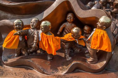 Wuxi Lingshan büyük Buda doğal spot 