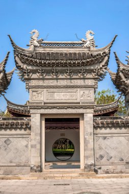Wuxi Lingshan büyük Buda manzara alan Suzhou Bahçe İnşaat